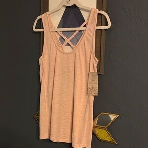 Balance Collection Light Pink Tank Top Size Large Workout Yoga Tank Top